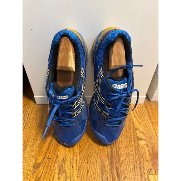 Asics Gel Domain Mens Athletic Shoes Blue & Yellow Size 9.5 - Picture 3 of 8